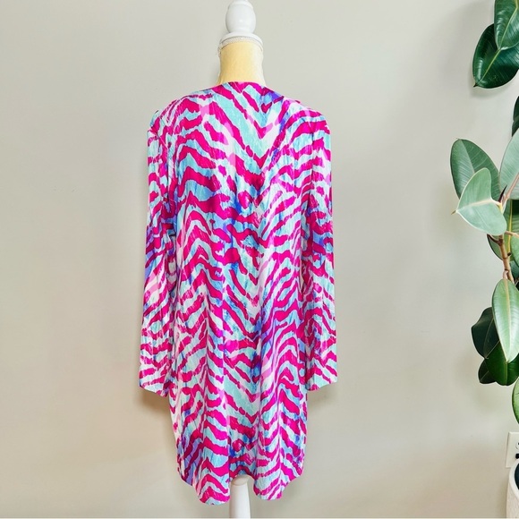 Ibkul Pink Long sleeve UPF 50 Athletic Golf Dress Mesh sleeve - Picture 6 of 6